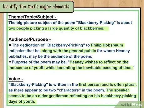 Image intitulée Write a Literary Commentary Step 4