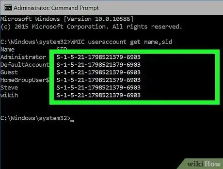 Image intitulée Find a Users SID on Windows Step 5