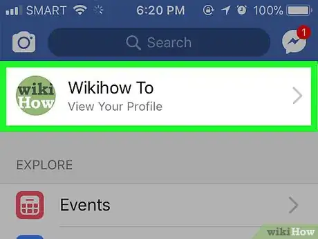 Image intitulée Change Your Location on Facebook Step 3