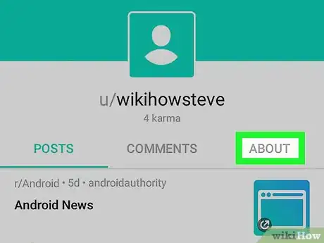 Image intitulée View Saved Posts on Reddit on Android Step 3