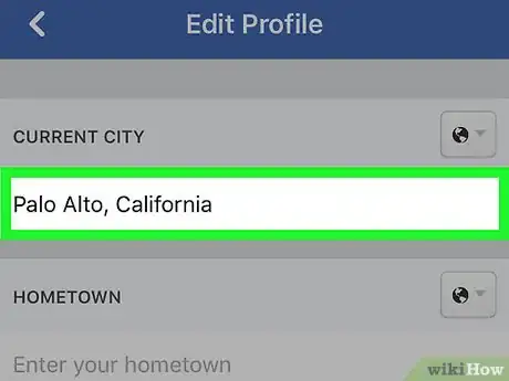 Image intitulée Change Your Location on Facebook Step 8