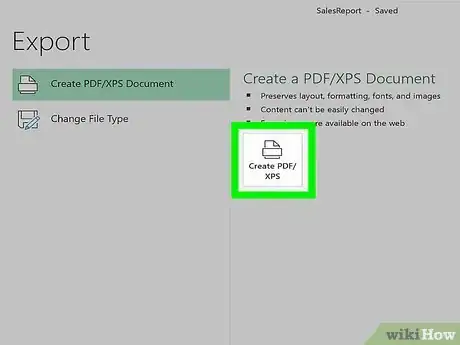 Image intitulée Convert Excel to PDF Step 4