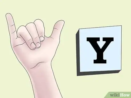 Image intitulée Fingerspell the Alphabet in American Sign Language Step 25
