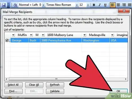 Image intitulée Mail Merge Address Labels Using Excel and Word Step 7