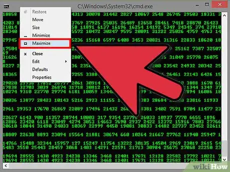 Image intitulée Create the Matrix Rain in Command Prompt Step 5