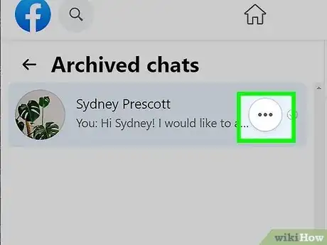 Image intitulée Delete Archived Messages on Facebook Step 7