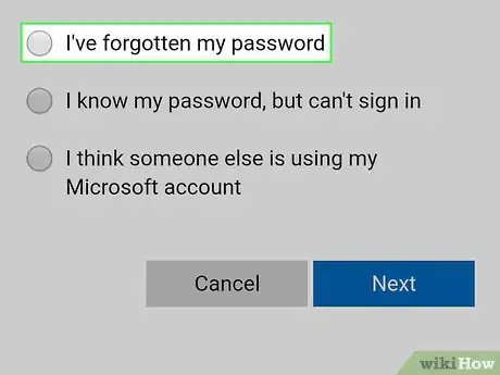 Image intitulée Reset a Lost Hotmail Password Step 6