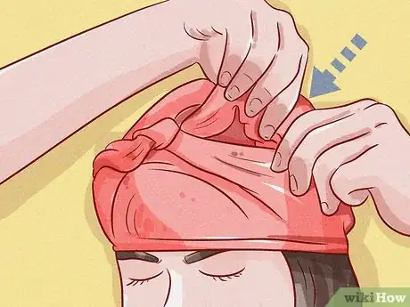 Image intitulée Wrap Your Hair in a Scarf for Bed Step 5