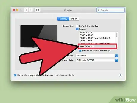 Image intitulée Change the Screen Resolution on a Mac Step 5