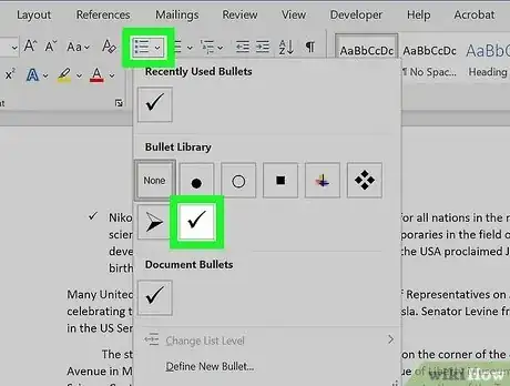 Image intitulée Add a Check Mark to a Word Document Step 44
