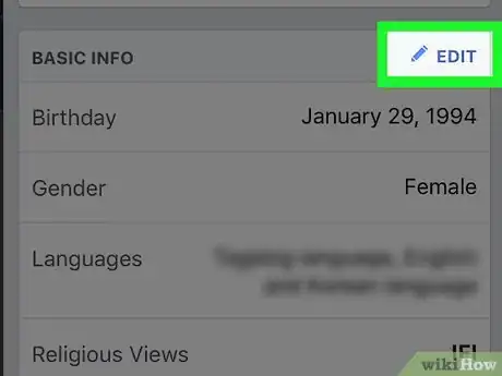 Image intitulée Change Your Birthday on Facebook Step 5
