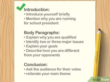 Image intitulée Write a High School President Speech Step 1