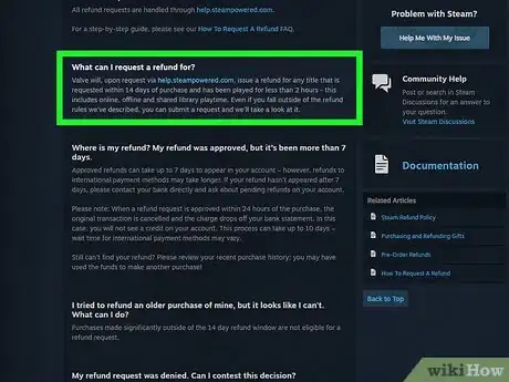 Image intitulée Refund a Game on Steam Step 9
