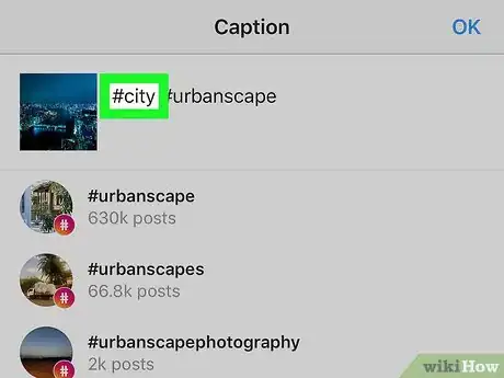 Image intitulée Hashtag on Instagram Step 3