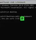 créer et supprimer des dossiers et fichiers sous Windows avec l'invite de commandes