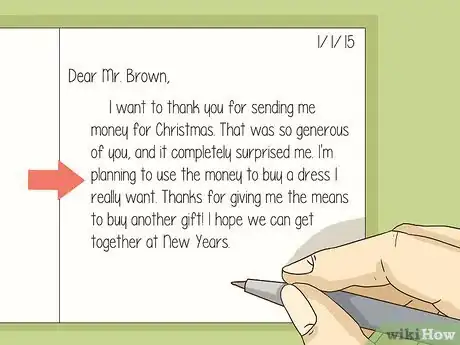 Image intitulée Write a Thank You Note for Money Step 9
