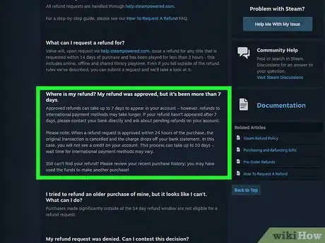 Image intitulée Refund a Game on Steam Step 7