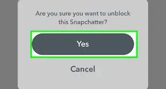 débloquer une personne sur Snapchat