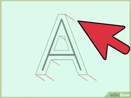 Image intitulée Draw Shadow Effect 3D Block Letters Step 3