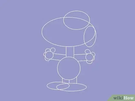 Image intitulée Draw Snoopy Step 24
