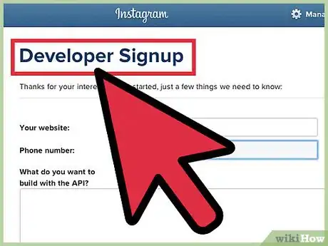 Image intitulée Register for the Instagram API Step 2