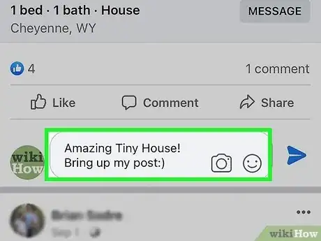 Image intitulée Bump a Post on Facebook Step 5