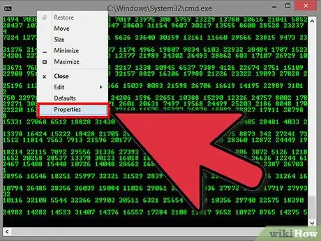 Image intitulée Create the Matrix Rain in Command Prompt Step 6