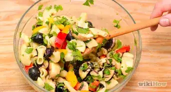 préparer une salade de macaroni