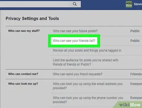Image intitulée Hide Friends on Facebook Step 12