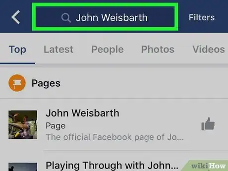Image intitulée Find Videos on Facebook Step 8
