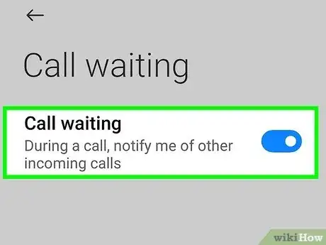 Image intitulée Activate Call Waiting on Android Step 7