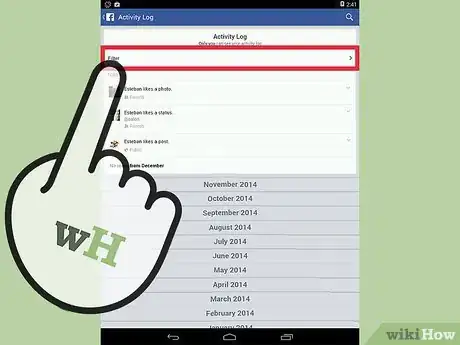 Image intitulée Delete Likes on Facebook Step 11