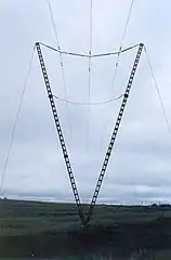 A guyed tower in Russia