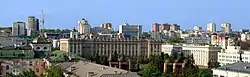View of the central part of the city