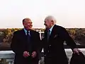 Maurice Druon in Orenburg in Russia in 2003.