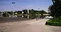 The square during the flood of 2008.