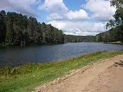 Dam on the Shaytanka River, Muromsky District