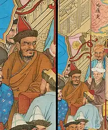 Kazakh Khanate delegates (flag "哈萨克")