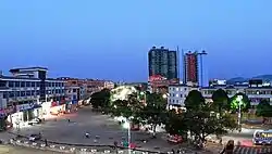Night view in Dongmen town