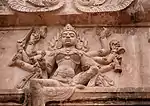 Kali is angry, ferocious form of Durga, a Shaktism deity