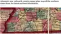 Map published c1859. Shows Porterville on Shelby and Tipton County Lines. Portersville charter was adopted by Atoka in 1875.