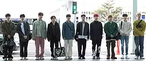 Xikers at Incheon airport in 2023