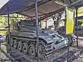 AMX-13 tank displayed at the Ahmednagar Cavalry Tank Museum in India. The AMX 13/75 was one of several types of armour fielded by the Indian Army during the battle