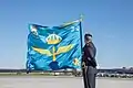 Honor guard with the wing's colour