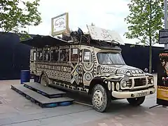 The Bedford TJ trucks were also converted into buses in Cyprus.