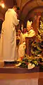 Bishop Malvestiti, just installed on his diocese, 26 October 2014