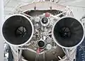 Bottom of first stage of Titan IVB rocket