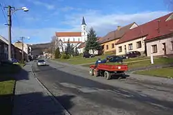 Centre of Březová