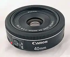 Canon EF 40mm f/2.8 STM pancake lens
