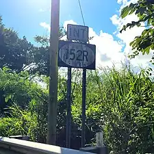 PR-152 near its junction with PR-152R in Quebradillas barrio